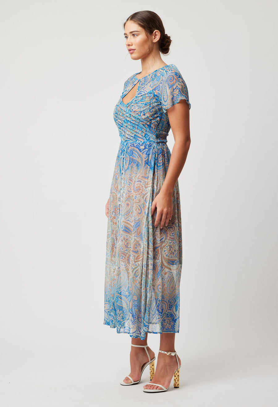 OnceWas Rio Viscose Midi Dress