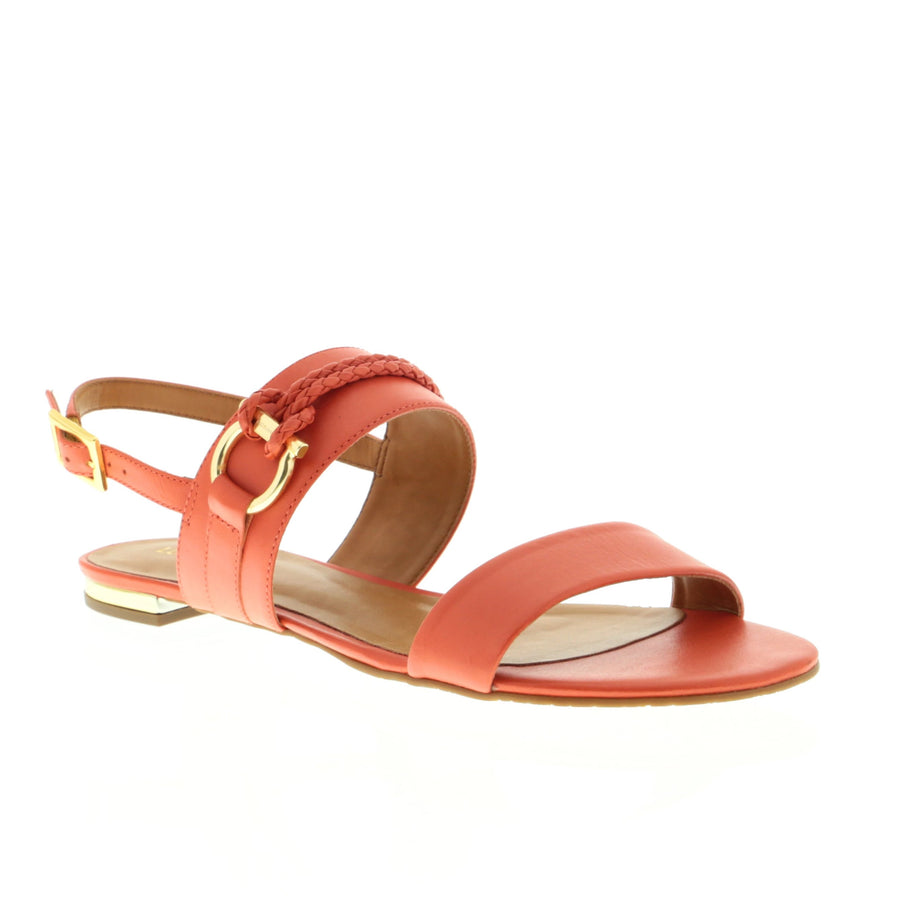 Lucky Flat Sandal Coral