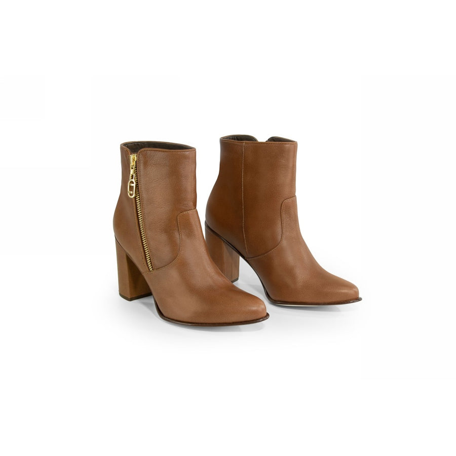 Charlotte Ankle Boots Tan