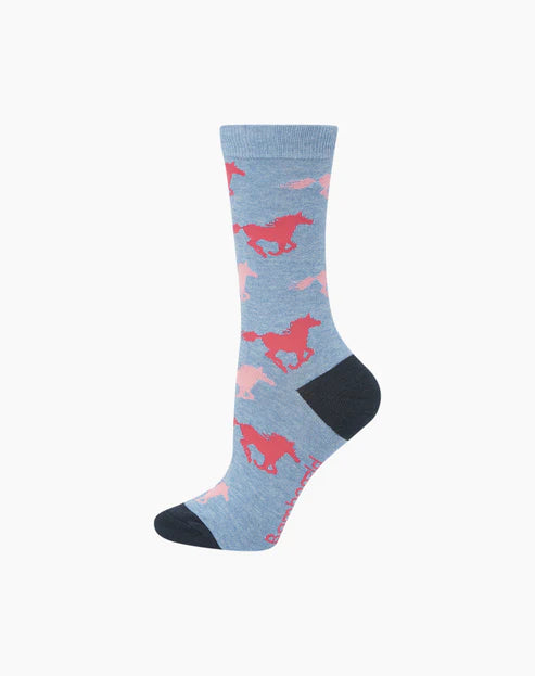 WOMENS EQUESTRIAN BAMBOO SOCK