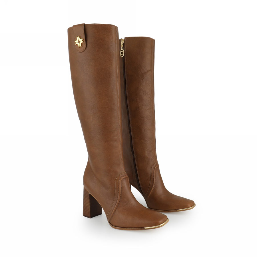 Lauper Tan Knee High Boots