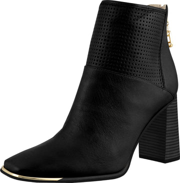 Luz da Luz Jessica Heeled Ankle Boots Black