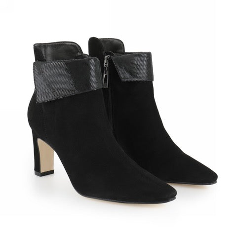 Labonita Heeled Ankle Boots Black