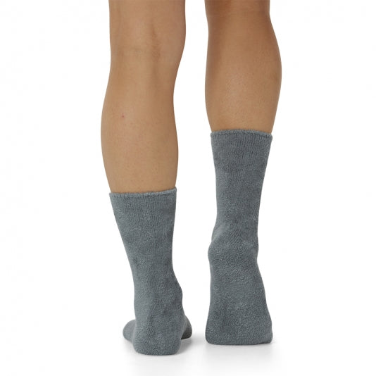 Womens Bamboo Bed Sock - Duck Egg