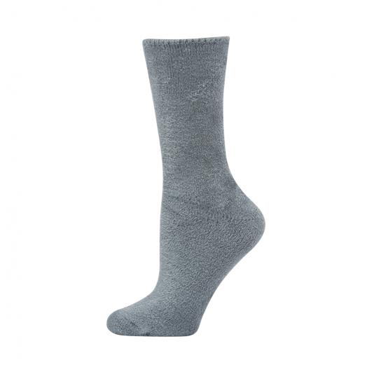 Womens Bamboo Bed Sock - Duck Egg