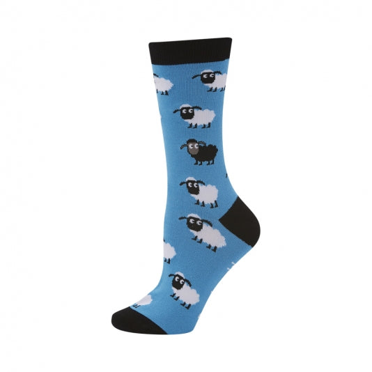 WOMENS BLACK SHEEP BAMBOO SOCK