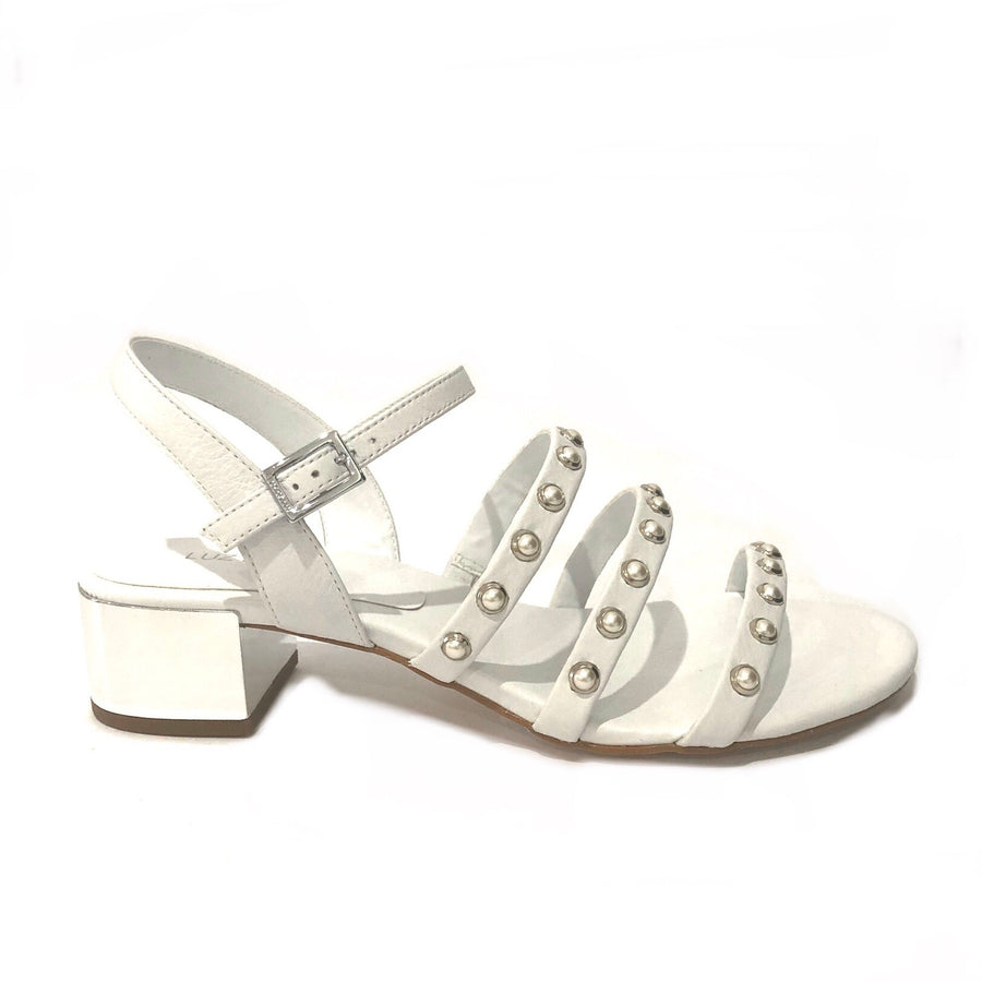 Pearl White Low Sandal