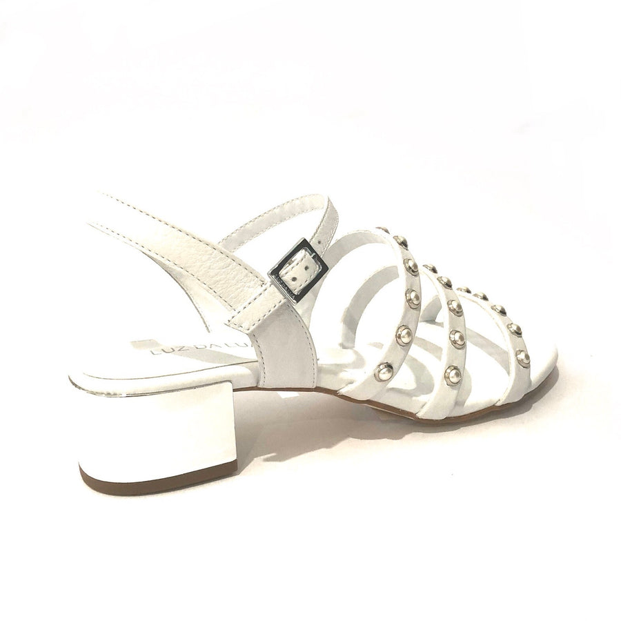 Pearl White Low Sandal