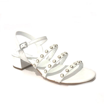 Pearl White Low Sandal