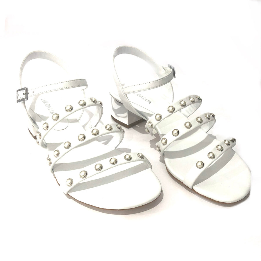 Pearl White Low Sandal