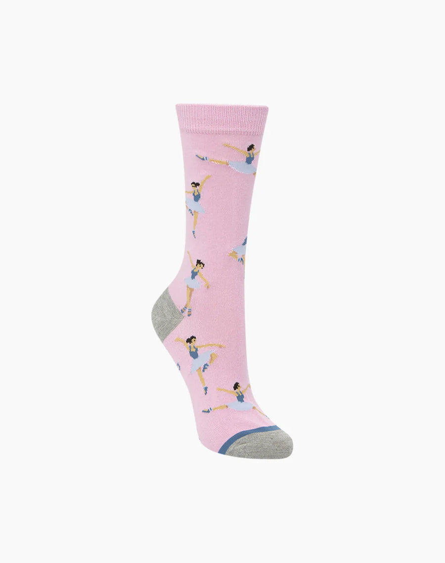 WOMENS NUTCRACKER BAMBOO SOCK