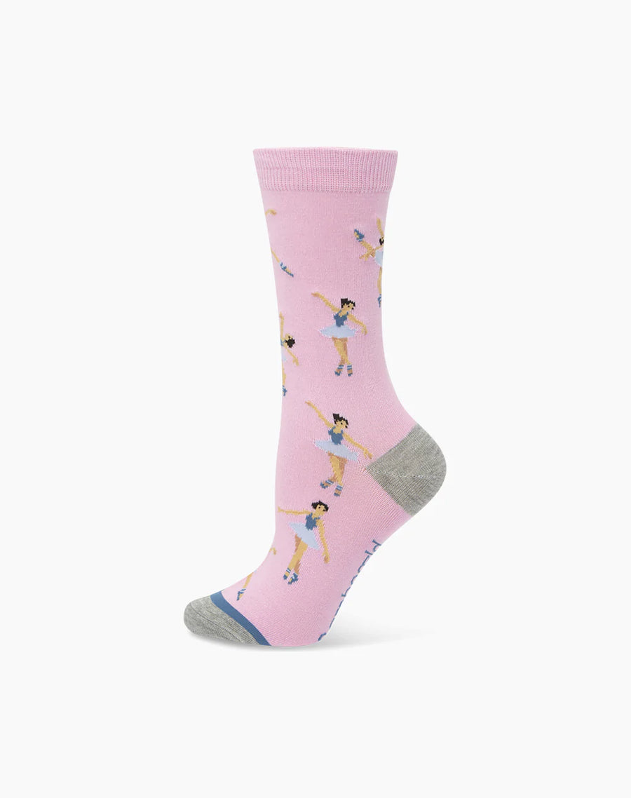 WOMENS NUTCRACKER BAMBOO SOCK