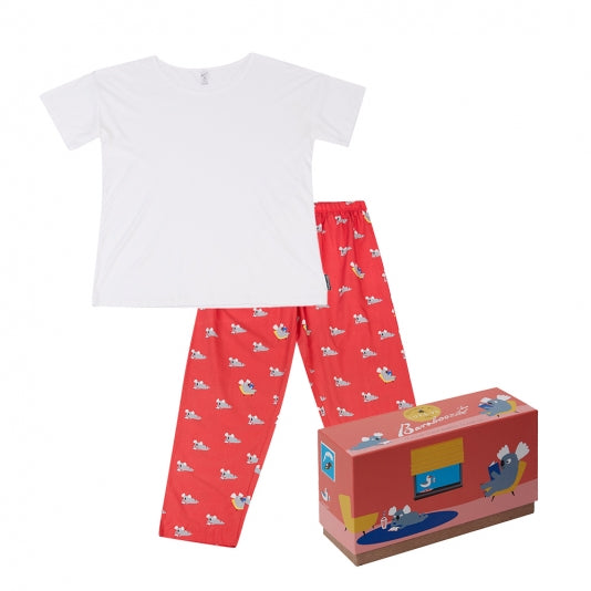 WOMENS SCHOLAR KOALA BAMBOO SLEEP PANT + SLEEP TEE SET