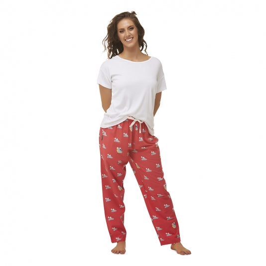 WOMENS SCHOLAR KOALA BAMBOO SLEEP PANT + SLEEP TEE SET