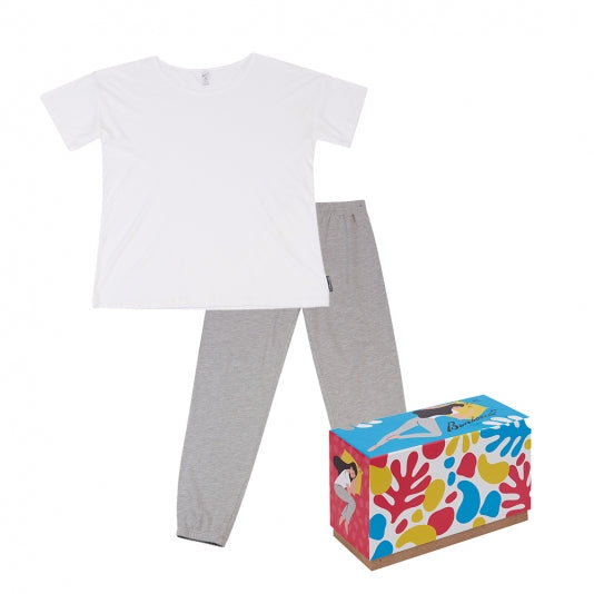 WOMENS IN YOUR DREAMS BAMBOO SLEEP PANT + SLEEP TEE SET